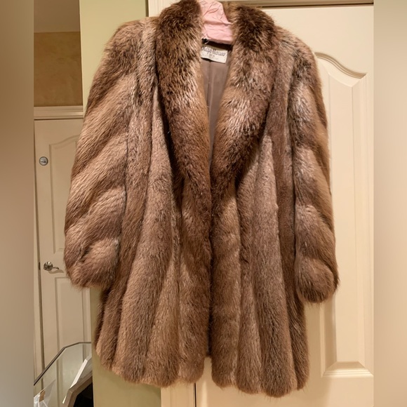 Beaver fur coat